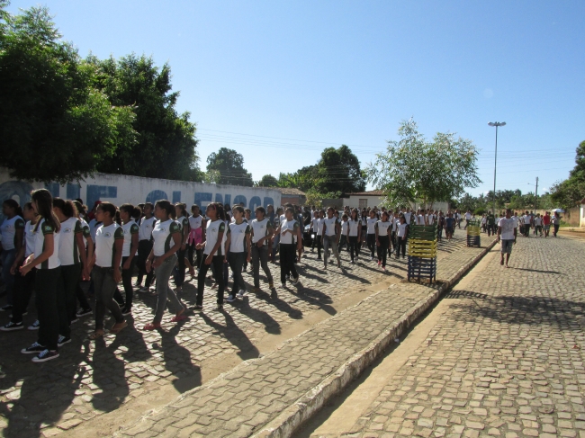 Rede Municipal de Ensino Faz o seu primeiro Ensaio para desfile de 7 de setembro em Agricolândia - Imagem 4