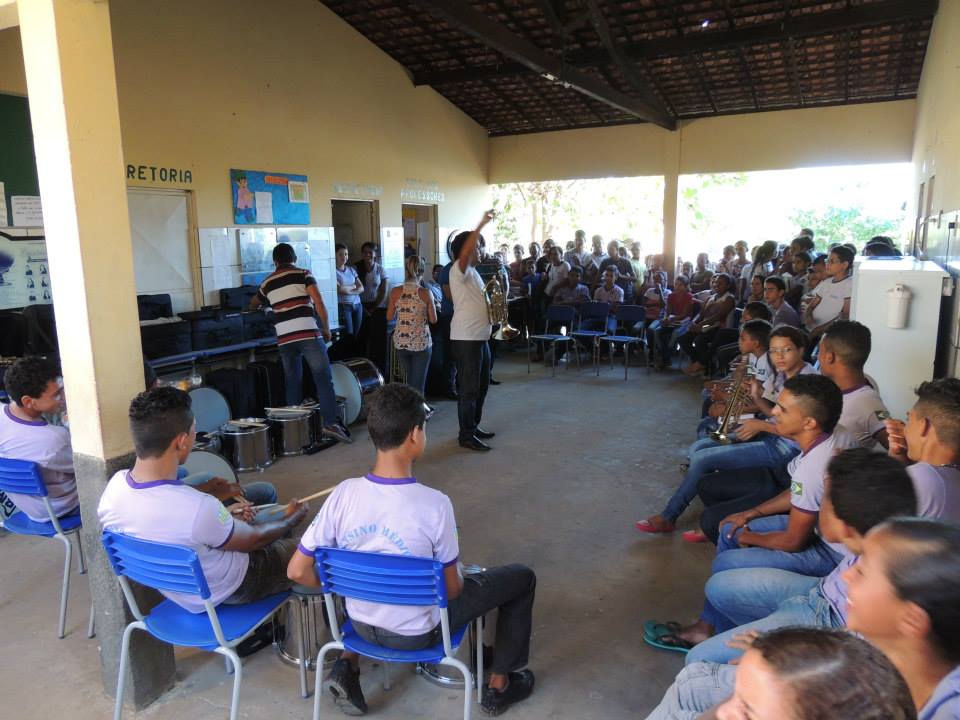 secretaria de Cultura inicia oficinas de música em Curralinhos -PI