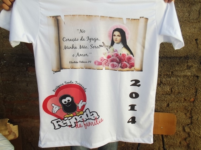 Adquira sua camisa da Feijoada da Família organizada pela Paróquia de Santa Teresinha - Imagem 2