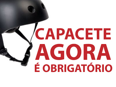 Uso de capacete será obrigatório a partir do dia 15 de agosto