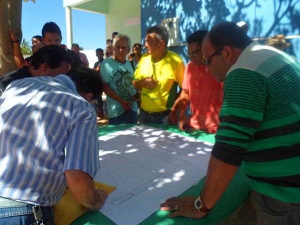 É assinada a ordem de serviços do Ginásio Poliesportivo do Bairro Lavanderia - Imagem 1