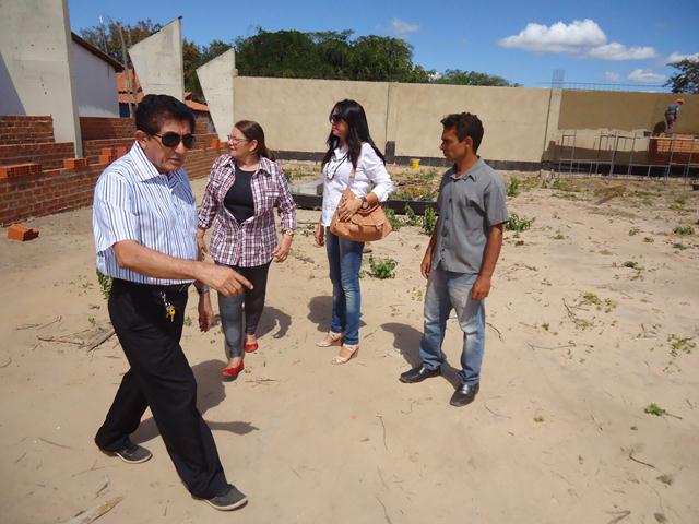 Prefeito Visitou Obras na localidade Brejo da Fortaleza