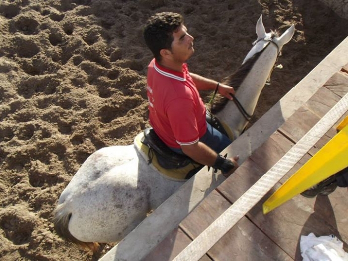 É o Boi, o Cavalo e o Vaqueiro. Derruba do Boi na Vaquejada do Parque Benecarmo - Imagem 3