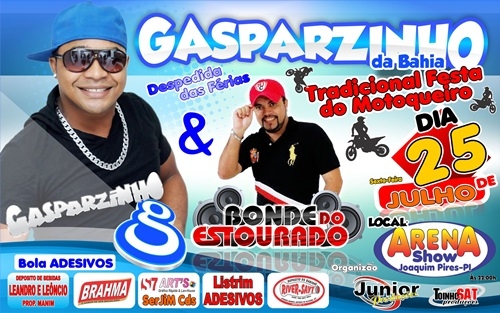  GASPARZINHO DA BAHIA E BONDE DO ESTOURADO  - Imagem 1