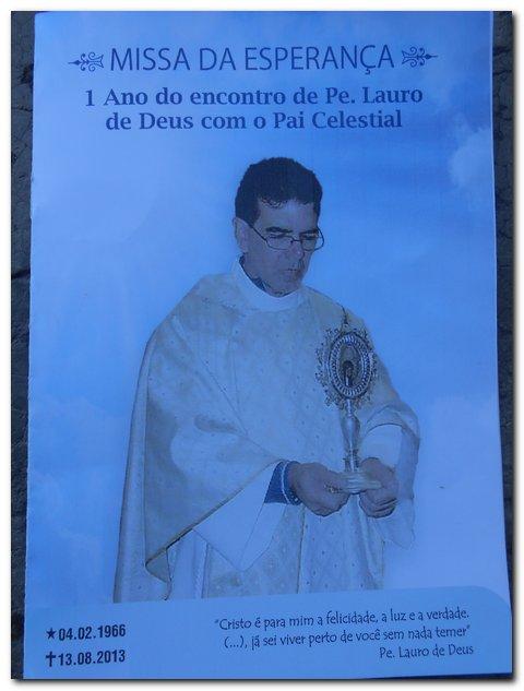 Missa da Esperança: 1 Ano do encontro de Pe. Lauro de Deus com o Pai Celestial - Imagem 2