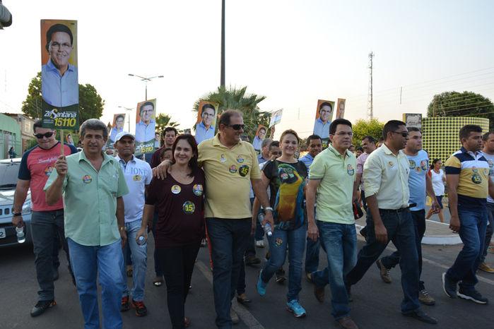 Comitê de campanha do PMDB é inaugurado com grande caminhada em Uruçuí - Imagem 26