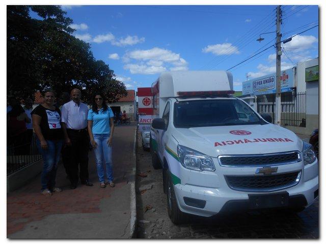 Dr. Moura conseguiu em parceria com a Secretarria do Estado uma ambulância para o Hospital Inhazinha Nunes - Imagem 3