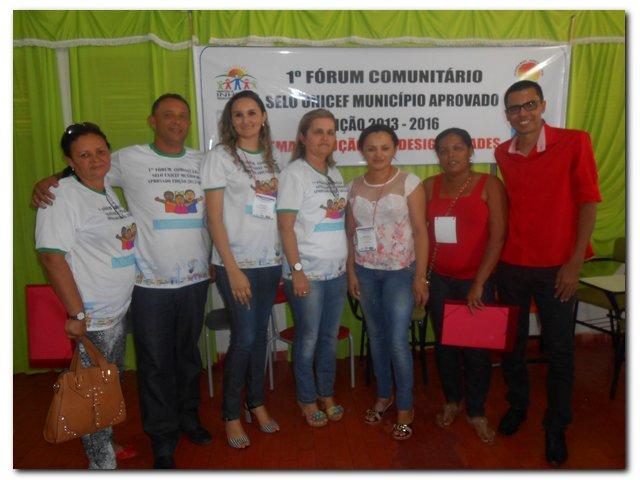 1º Fórum Comunitário do Selo Unicef Município Aprovado Edição 2013-2014 - Imagem 58
