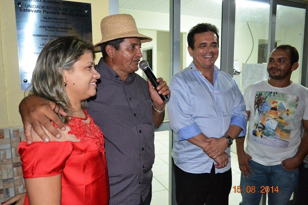 Prefeito Zé Resende inaugura UBSF na comunidade Lagoa Seca dos Hilários