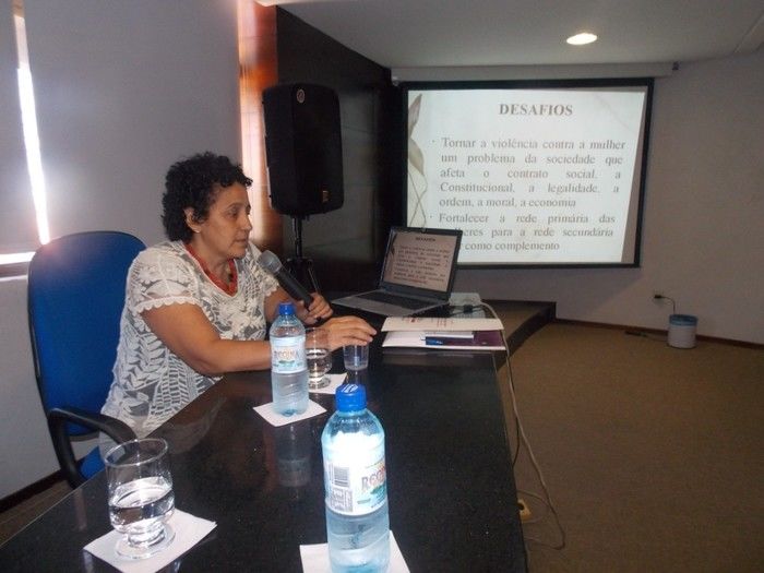 I Capacitação da rede de atendimento à mulher realizada pelo NUPEVID. - Imagem 46
