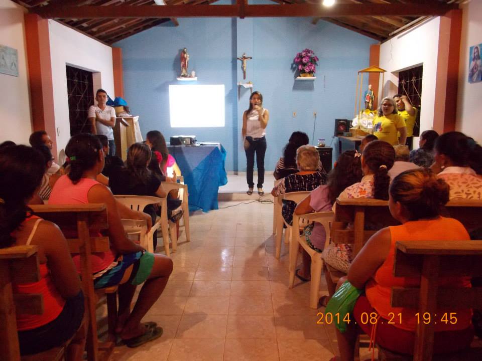 Saúde palestra de prevenção contra a Dengue.
