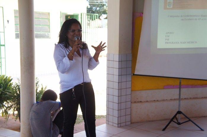 Secretaria de saúde prove campanha do Governo Federal nas escolas de Monte Alegre.   - Imagem 1