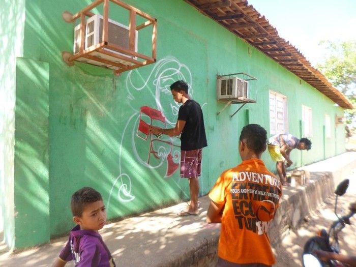 Prefeitura promove Oficina de Hip Hop e Graffiti para adolescentes em Redenção  - Imagem 8