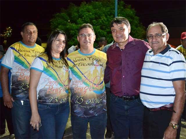 Prefeita Paula Araujo recepcionou caravana de Wellington Dias em Brasileira - Imagem 5