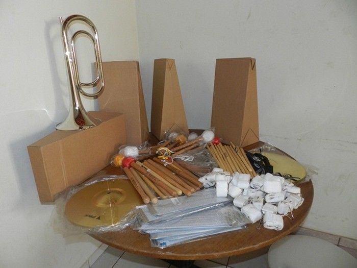 Banda de música da Secretaria de Educação de Esperantina recebe novos instrumentos musicais - Imagem 2