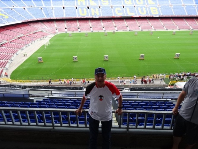 Torcedor remediense riverino visita Espanha e vai a Barcelona  - Imagem 2