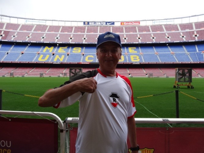 Torcedor remediense riverino visita Espanha e vai a Barcelona  - Imagem 1