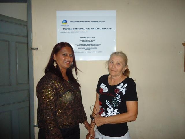 Prefeito Dr.Zé Maria Inaugurou a Escola Dr.Antônio Santos - Imagem 84