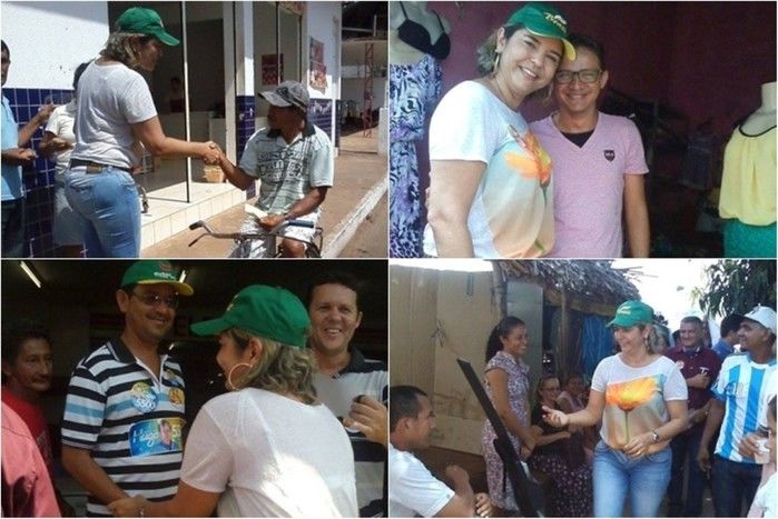 Candidata à deputada Janainna Marques e Hugo Napoleão realizam caminhada em Esperantina - Imagem 5