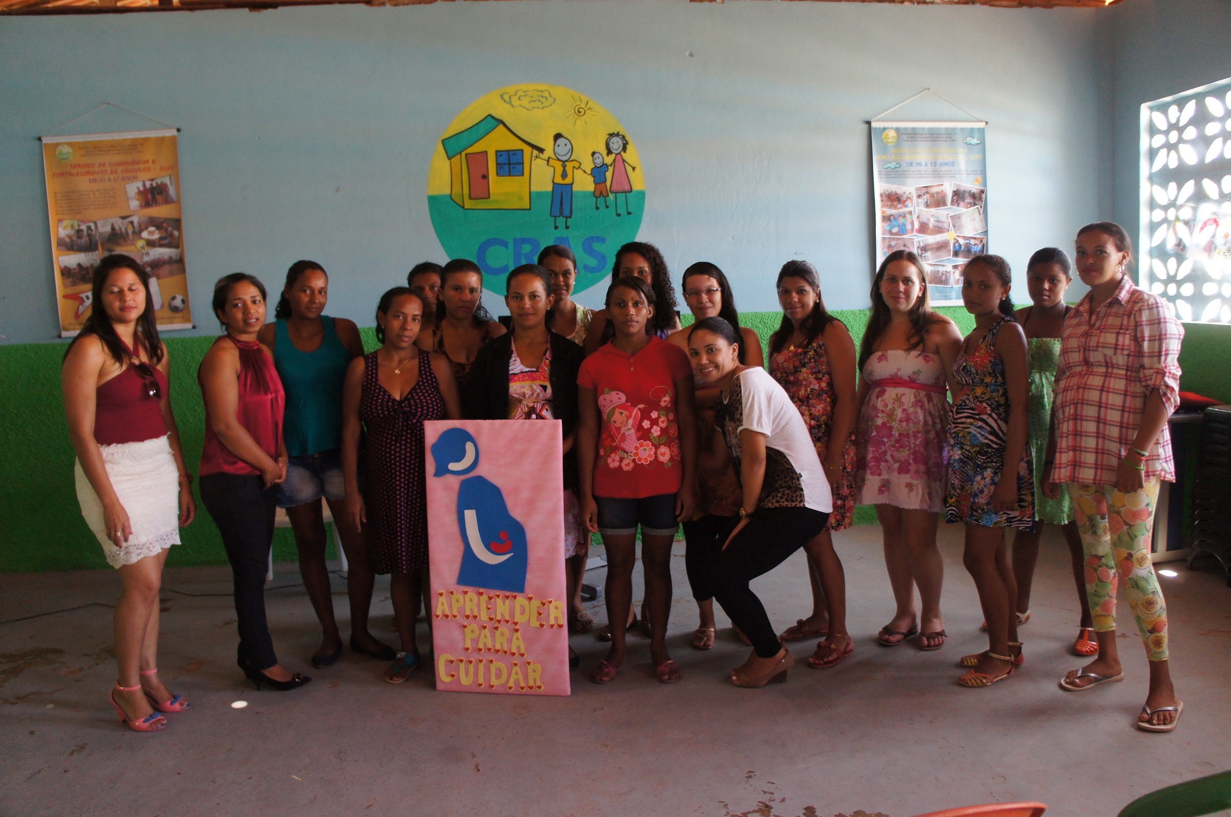 Mamãe saudável, bebê saudável. 