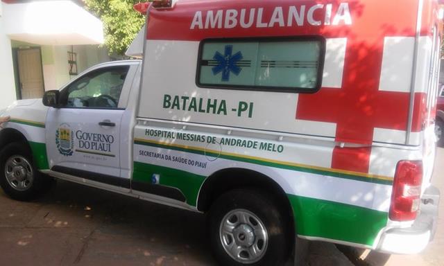 Hospital de Batalha (PI) recebe nova ambulância - Imagem 1