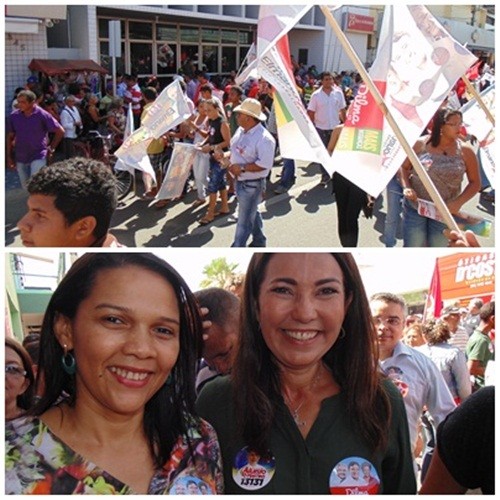 Candidatos realizam caminhada em Campo Maior - Imagem 5
