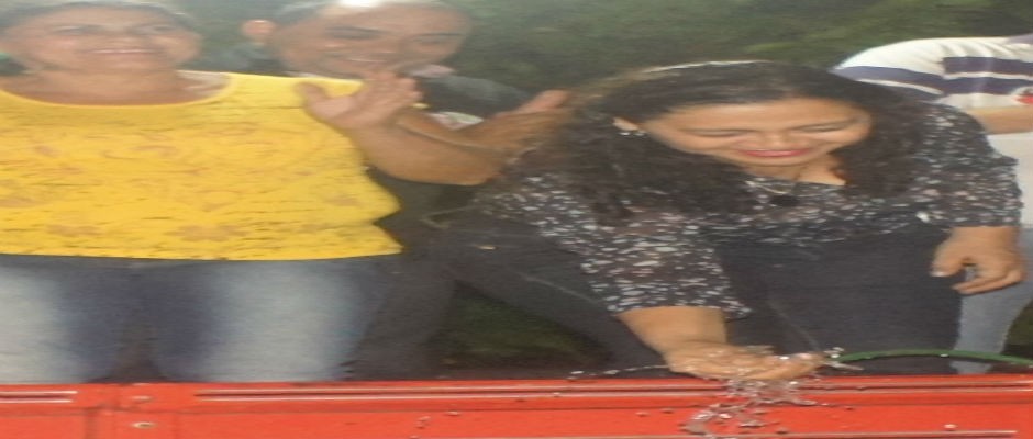 Inauguraçao de abastecimento de água