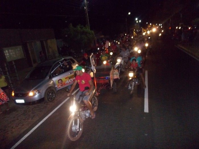 Prefeito Moisés Barbosa realizou grande carreata e recepciona os Deputados Wilson Brandão e Hugo Napoleão. - Imagem 22
