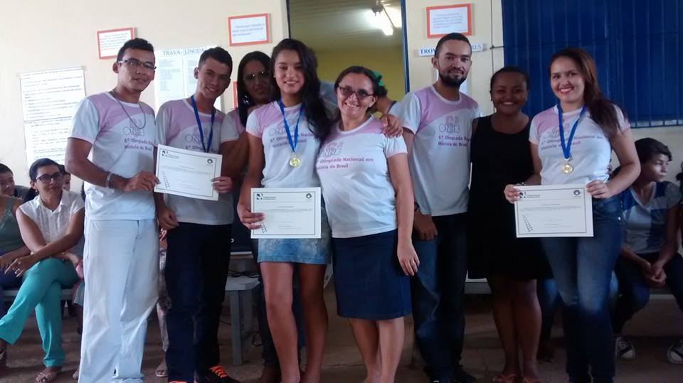 Entrega de Certificados para os alunos aprovados na 6ª Olimpíadas de História