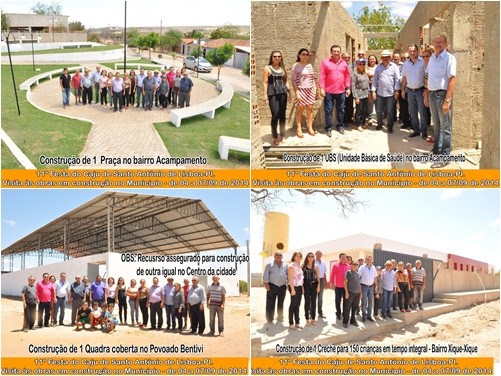 Prefeito e comitiva visitam obras pela cidade - Imagem 1