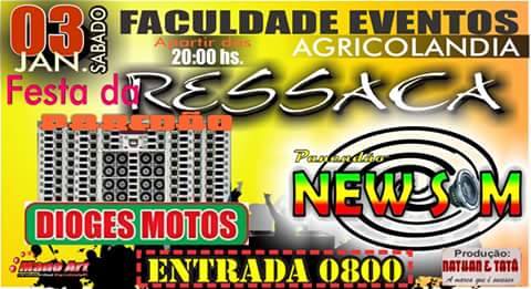 03 de Janeiro Festa da Ressaca  no Faculdade e Eventos  - Imagem 1