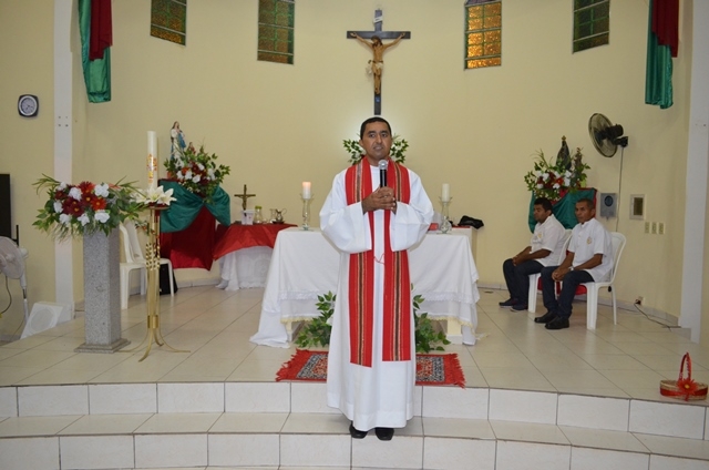 Católicos celebram a missa solene do santo padroeiro de Vera Mendes. - Imagem 17