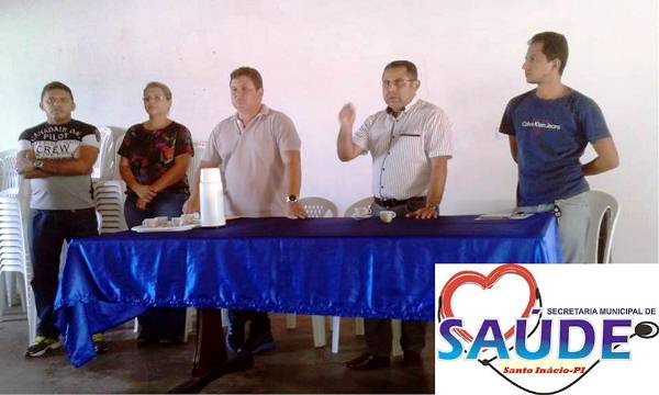 Prefeito e secretário de saúde realiza reunião com servidores da saúde de Santo Inácio  - Imagem 1