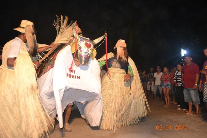 Grupos de Reisado do Boi Panim visita residencia do Vereador Luiz Paulo - Imagem 33