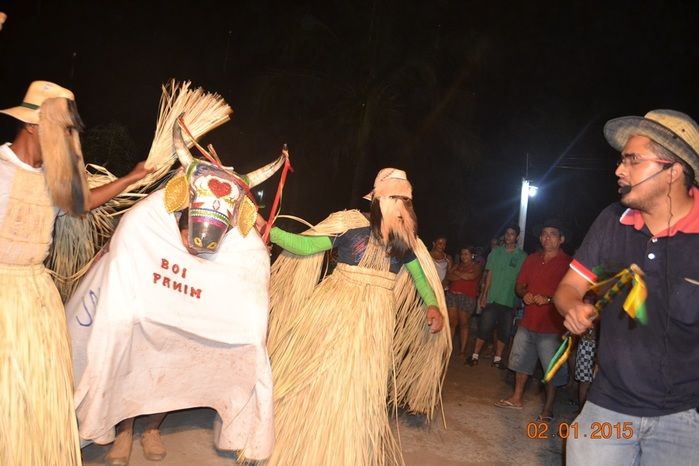Grupos de Reisado do Boi Panim visita residencia do Vereador Luiz Paulo - Imagem 26