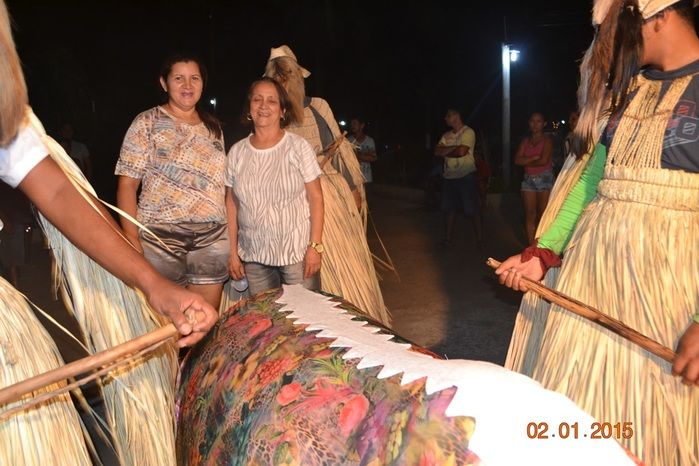 Grupos de Reisado do Boi Panim visita residencia do Vereador Luiz Paulo - Imagem 15