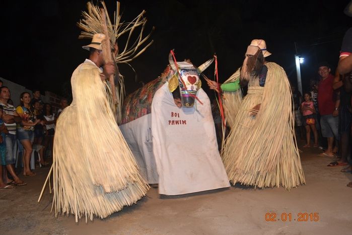 Grupos de Reisado do Boi Panim visita residencia do Vereador Luiz Paulo - Imagem 42