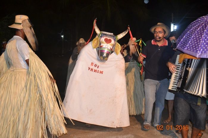 Grupos de Reisado do Boi Panim visita residencia do Vereador Luiz Paulo - Imagem 11