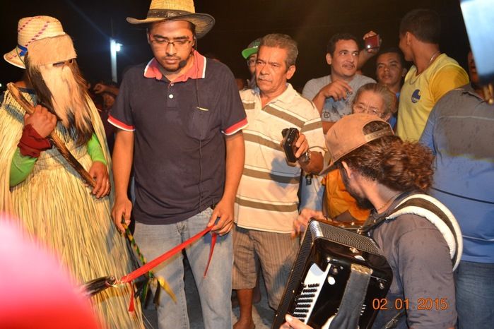 Grupos de Reisado do Boi Panim visita residencia do Vereador Luiz Paulo - Imagem 24