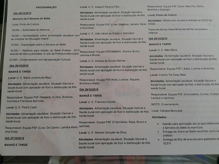 Secretarias de Educação e Saúde realizam Programa Saúde na Escola - Imagem 1