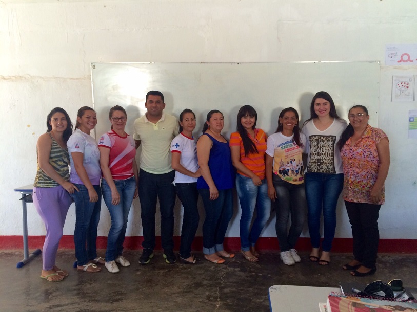 Equipes da Educação e Saúde realizam mais um dia de ações do Programa Saúde na Escola 