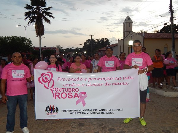 Secretaria de Saúde Realiza caminhada do Outubro Rosa - Imagem 1