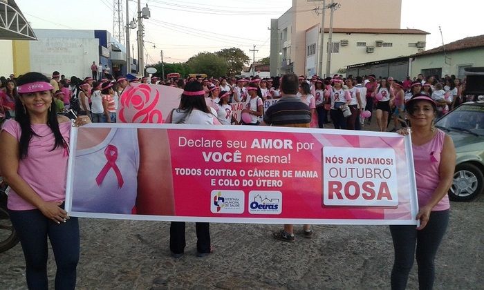 Caminhada pelo Outubro Rosa acontece em Oeiras - Imagem 11