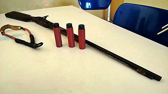 Adolescentes são apreendidos em Parnaíba com espingarda municiada - Imagem 1