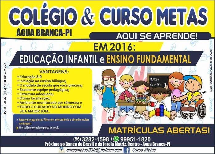 Colégio & Curso Metas em Água Branca - PI - Imagem 2