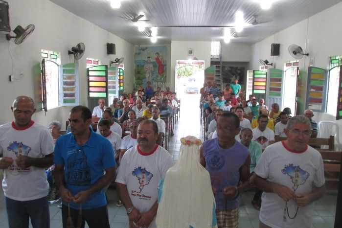 Festejos do Bairro Baixa Teve inicio com o Terço dos Homens de Agricolândia - Imagem 11