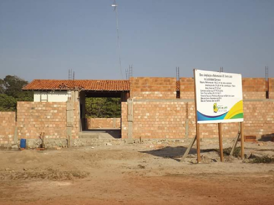 Com recursos próprios, Prefeitura reforma e amplia escola na zona rural de Buriti dos Lopes
