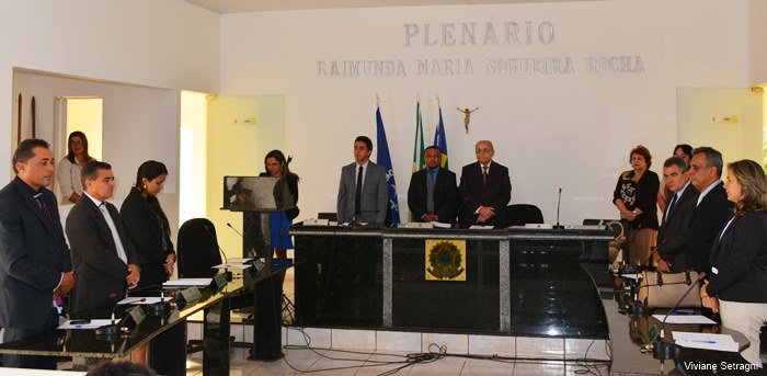 Sessão inaugurativa dos trabalhos legislativos de Corrente aconteceu na manhã desta segunda-feira (23) - Imagem 1