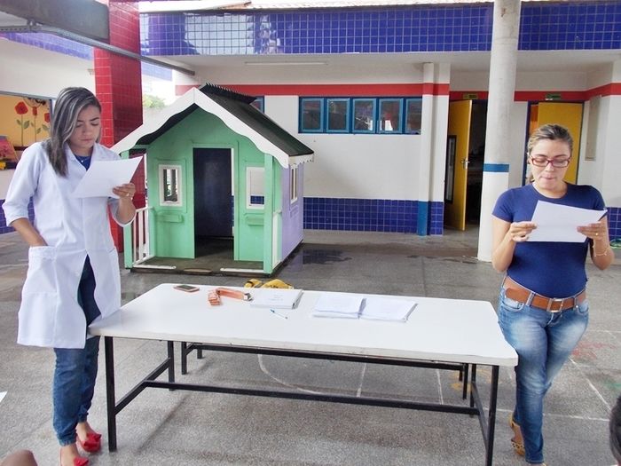 Enfermeira e Nutricionista falam da Implementação do NutriSUS às mães dos alunos da Creche Proinfância - Imagem 1