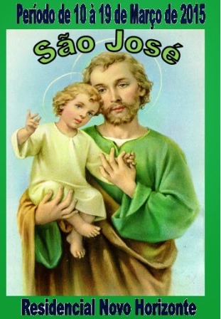 Festejos do Residencial Novo Horizonte no período de 10 a 19 de Março de 2015  - Imagem 1